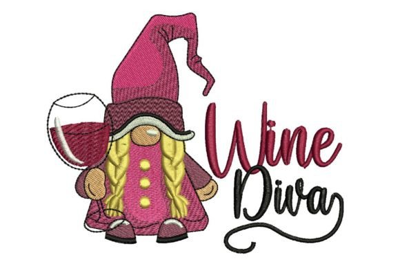 Wine Diva Gnome